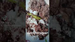 MUKBANGeating dinuguan [upl. by Arek]