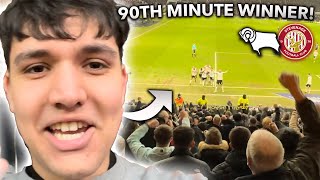 90TH MINUTE SCENES AND SIBLEY THE SUPER SUB  DERBY COUNTY 10 STEVENAGE vlog [upl. by Ahseenal]