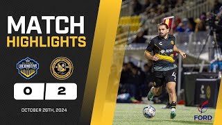 Pittsburgh Riverhounds vs El Paso Locomotive FC Match Highlights 102624 [upl. by Hakkeber285]