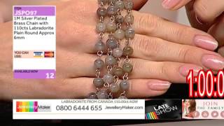 Peridot and Pearls for jewellery making JewelleryMaker late show LIVE 161214 [upl. by Atika]