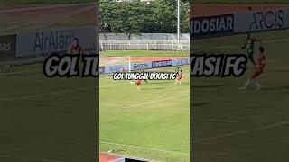 GOL KEMENANGAN BEKASI FC shorts football [upl. by Wallack53]