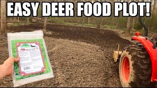 Deer Food Plots Made EASY BEST PLOT BLEND [upl. by Esille]