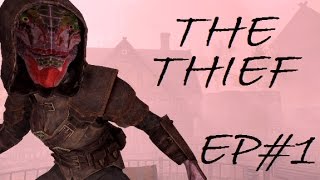 Skyrim Legendary Difficulty  The Thief Sneak Build Ep1 [upl. by Jamison]