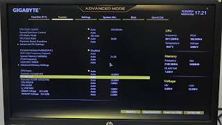 Gigabyte B550 Gaming X Motherboard  How to Change CPU Vcore  Manage CPU Voltage Settings [upl. by Tatman]