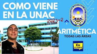 🥇 Examen de Admisión ARTIMETICA 🔢 UNAC Solucionario 2023  2 Universidad del Callao Bloque 1 2 3 [upl. by Coit]