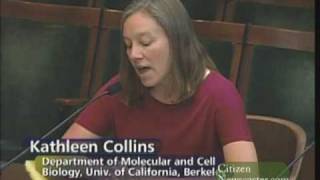 Kathleen Collins PhD Testimony Methyl Iodide hearing [upl. by Dranek]