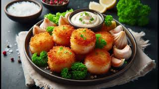 Air Fryer Breaded Sea Scallops [upl. by Quar796]