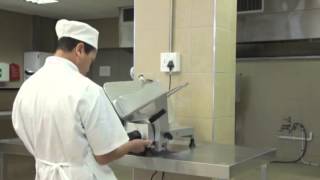 MACADAMS MEAT SLICING MACHINE FULL [upl. by Enneyehc]