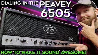 The Best Peavey 6505 Settings For HUGE Tones Dialing In [upl. by Atirres]