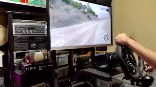 MOZA R5 Steering Wheel test [upl. by Nylikcaj]