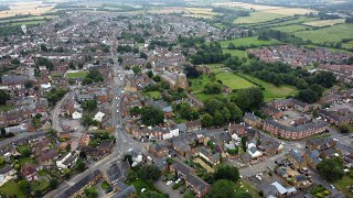 Flight over Rothwell Northamptonshire [upl. by Meeks]