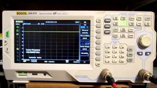 Rigol DSA815 RF Spectrum Analyzer as a RF Signal Source [upl. by Dub]