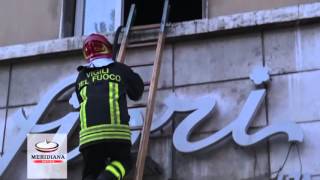 Incendio in un appartamento sullAppia muore anziana disabile [upl. by Steffen898]