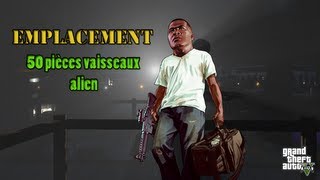 GTA V  Emplacement des 50 pièces du vaisseaux spaciale [upl. by Lessig360]