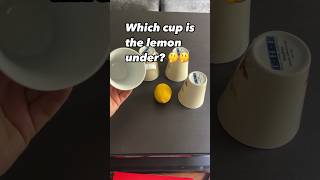 Which cup is the lemon under 🍋🤔🧘‍♀️🧘‍♀️🧘‍♀️ [upl. by Zaremski]