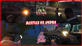 Besties Vs Hydra at Elgin Ave 6v6 Multi Pov  NoPixel 40 GTARP [upl. by Noirod]