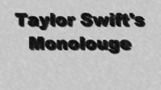 Taylor Swift  SNL  MonologueLalala  LYRICS w download [upl. by Nyvek]