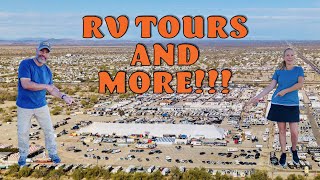 Quartzsite Arizona RV Show 2022 [upl. by Ahseikan433]