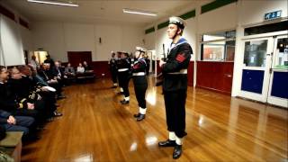 Oxford Sea Cadets show their Drill skills [upl. by Lhadnek]