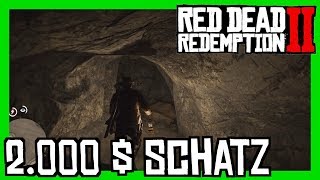 Red Dead Redemption 2  Giftpfad Schatz  2000  Schatzsuche [upl. by Moynahan]