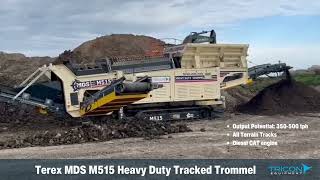 Terex MDS M515 Heavy Duty Tracked Trommel [upl. by Aurilia]