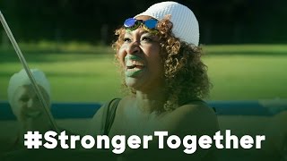 StrongerTogether Super Fan Cereal Surprise  GloZell [upl. by Ynnattirb515]