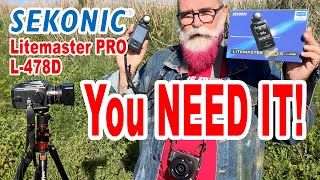 Review of Sekonic Litemaster PRO L478D Lightmeter  5º Viewfinder  IN ENGLISH [upl. by Rovaert35]