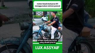 MOTOR KLASIK MENGGUNAKAN SISTEM PANCAL shorts [upl. by Eichman]