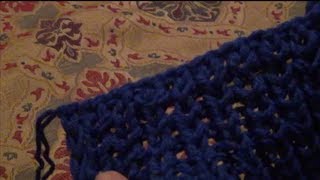 How to Remove Double Panel Knit from a Long Loom [upl. by Vladi701]