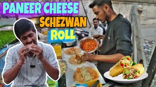 7⃣0⃣ में Fully Loaded PANEER CHEESE SCHEZWAN ROLL Sai Rolls amp Vadapav Center WARDHA FOOD VLOG [upl. by Reldnahc]