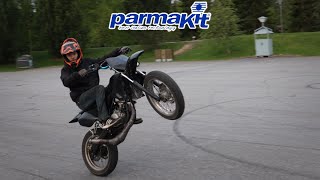 Parmakit 110cc Yamaha DT [upl. by Ilhsa941]