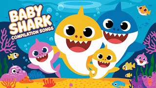 Baby Shark Compliation Song  Nursery Rhymes amp Kids Songs peekaboozone [upl. by Artenahs]