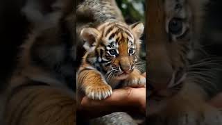 Baby tigershorts cutebaby cutetiger [upl. by Nylirrej]