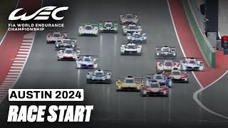 Race Start and First Laps 👀 I 2024 6 Hours of COTA I FIA WEC [upl. by Boor]