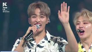 180812 SEVENTEEN 세븐틴  KCON LA 2018 [upl. by Arreic]