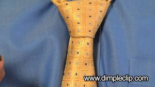 How To Tie and Dimple your Necktie Four In Hand [upl. by Friederike610]