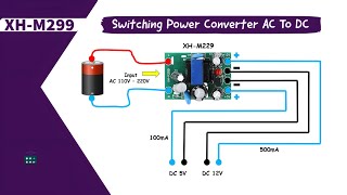 XHM299 Switching Power Supply Module AC To DC Converter 220V  12V [upl. by Artekal]