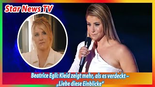 Beatrice Egli Kleid zeigt mehr als es verdeckt – „Liebe diese Einblicke“ [upl. by Carolus184]