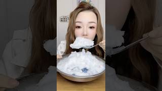 ASMR COTTON CANDY ICE EATING [upl. by Aineval204]