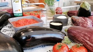 Einfacher Auberginenauflauf Parmigiana 🍆 Meine Familie liebt dieses leckere Auberginen  Rezept [upl. by Gratianna]