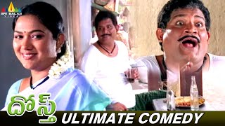 Tanikella Bharani and Hema Ultimate Comedy  Dosth  Telugu Movie Scenes SriBalajiMovies [upl. by Gosney344]