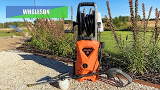 Easy Setup and Use  WHOLESUN 3000PSI Electric Pressure Washer Review and Demonstration [upl. by Luing]