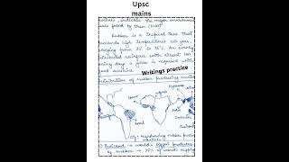 Upsc mains exam answer writing practiceupsc upscmotivation [upl. by Kym]