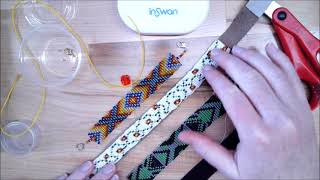 Beaded Loom Bracelet Finishing [upl. by Aivek]