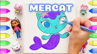 Gabbys Dollhouse Colouring MerCat [upl. by Clie520]