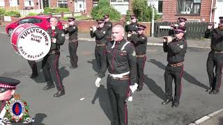 Tullycarnet FB  Cloughfern Young Conquerors FB 50th Anniversary Parade 190823 [upl. by Tnecnev]