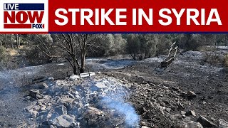 STRIKE IN SYRIA IDF destroys underground missile factory  LiveNOW from FOX [upl. by Aihsekan]