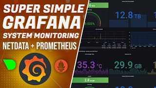 Monitor Your System with Grafana using Netdata and Prometheus [upl. by O'Hara410]