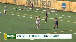 Womens soccer reaches conference tournament for third time in four years [upl. by Aihsenyt833]