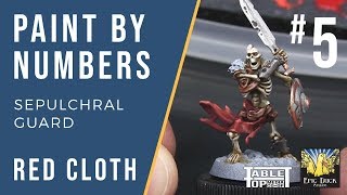 Sepulchral Guard Paint Guide  Red Cloth Paint by Numbers 5 [upl. by Manus381]